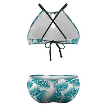 Cargar imagen en el visor de la galería, Bikini / Traje de baño Talla Grande estilo halter de tirantes de mujer BK2040 Personalizado con impresión completa de múltiples imágenes con Foto Logo Patrón Texto