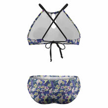 Cargar imagen en el visor de la galería, Bikini / Traje de baño Talla Grande estilo halter de tirantes de mujer BK2040 Personalizado con impresión completa de una imagen con Foto Logo Patrón Texto