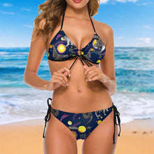 Cargar imagen en el visor de la galería, Traje de baño / Bikini en Triángulo de Moda de Mujer de dos piezas BK2059 Personalizado con impresión completa de una imagen con Foto Logo Patrón Texto