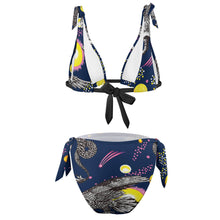 Cargar imagen en el visor de la galería, Bikini de Triángulo Sexy con estampado / Traje de baño de dos piezas para mujer BK2063 Personalizado con impresión completa de una sola imagen con Foto Logo Patrón Texto