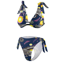 Cargar imagen en el visor de la galería, Bikini de Triángulo Sexy con estampado / Traje de baño de dos piezas para mujer BK2063 Personalizado con impresión completa de una sola imagen con Foto Logo Patrón Texto