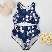 Cargar imagen en el visor de la galería, Bikini Cintura Alta para Mujer BK2106 Personalizado con impresión completa de múltiples imágenes con Foto Logo Patrón Texto