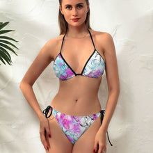 Cargar imagen en el visor de la galería, Bikini / Bañador de dos Piezas en Triángulo para Mujer BK2136 Personalizado con impresión completa de múltiples imágenes con Foto Logo Patrón Texto