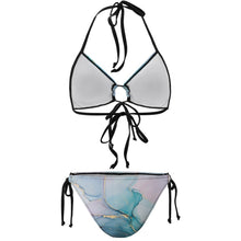 Cargar imagen en el visor de la galería, Bikini / Traje de baño de triángulo sexy para mujer BK2059 personalizado con impresión completa de múltiples imágenes con Foto Logo Patrón Texto