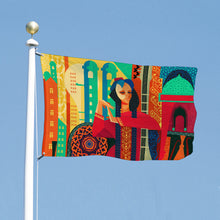 Cargar imagen en el visor de la galería, Bandera de Poliéster con Impresión por Transferencia Térmica de Diseño Personalizado de Tu Estilo de Fotos