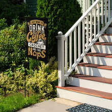 Cargar imagen en el visor de la galería, Bandera de jardín de Linaza con Impresión digital Personalizada con Tu Logo o Texto