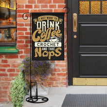 Cargar imagen en el visor de la galería, Bandera de jardín de Linaza con Impresión digital Personalizada con Tu Logo o Texto