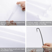 Cargar imagen en el visor de la galería, Bandera que agita de la mano personalizada con foto, texto o logo