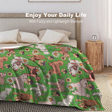 Cargar imagen en el visor de la galería, Manta para Cama y Sofá con Diseño Personalizado de Tus Fotos o Nombres Online