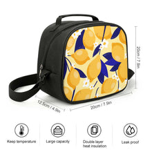 Cargar imagen en el visor de la galería, XB0602010 Bolsa de almuerzo para niños de poliéster Bolsa más fresca Bolsa térmica con asa y correa Personalizado con Foto o Mensajes de Texto