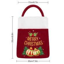 Cargar imagen en el visor de la galería, Bolsa de Regalo de Navidad de Poliéster con Diseño Personalizado de Tu Foto o Padrón