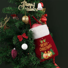 Cargar imagen en el visor de la galería, Bolsa de Regalo de Navidad de Poliéster con Diseño Personalizado de Tu Foto o Padrón