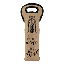 Cargar imagen en el visor de la galería, Bolsa de Vino de PVC con Impresión de Diseño Personalizado con Tu Texto o Imagen Online
