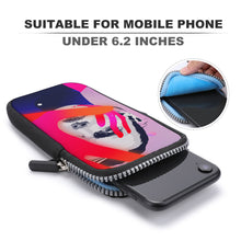 Cargar imagen en el visor de la galería, Bolsa para Móvil de Neopreno con Diseño Personalizado de Tu Texto o Imagen