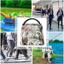 Cargar imagen en el visor de la galería, XB0602011 Bolso térmico Bolso del refrigerador Bolso del almuerzo Bolso de Oxford con la manija A005 Impresión del diseño para requisitos particulares Personalizado con Foto o Mensajes de Texto