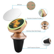 Cargar imagen en el visor de la galería, Soporte para teléfono móvil con salida de aire para coche Soporte  magnético QC1104012 Personalizado Personalizada con Foto, Texto o Logo