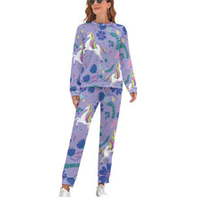 Cargar imagen en el visor de la galería, Traje de sudadera clásico casual de moda para mujer CT20 Personalizado con Impresión Completa de múltiples imágenes con Foto Logo Patrón Texto