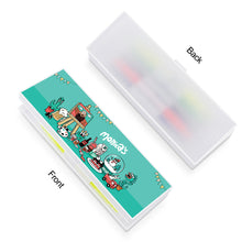 Cargar imagen en el visor de la galería, Estuche Transparente para Papelería con Impresión UV de Diseño Personalizado con Tus Patrones o Textos