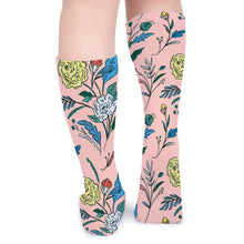 Cargar imagen en el visor de la galería, Calcetines Largos Gruesos de Moda para adulto mujer hombre FS0808009 Personalizados con impresión completa con Foto Logo Patrón Texto