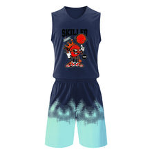 Cargar imagen en el visor de la galería, Camiseta de baloncesto Jeresy para Hombres de Poliéster Personalizado Personalizada con Foto, Texto o Logo