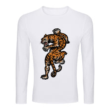 Cargar imagen en el visor de la galería, Camiseta Larga Algodón Puro con Cuello Redondo Multicolor para Hombre FS0803034 Personalizada con Impresión Completa de una imagen con Foto Logo Patrón Texto