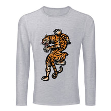 Cargar imagen en el visor de la galería, Camiseta Larga Algodón Puro con Cuello Redondo Multicolor para Hombre FS0803034 Personalizada con Impresión Completa de una imagen con Foto Logo Patrón Texto