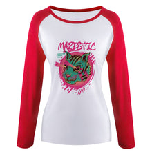 Cargar imagen en el visor de la galería, Camiseta de Manga Larga para Mujer de Algodón FS0803026 Personalizada con Foto Logo Patrón Texto