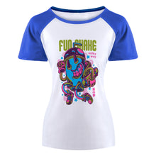 Cargar imagen en el visor de la galería, Camiseta Deportiva para Mujer de manga corta de Algodón FS0803028 Personalizada con Foto Logo Patrón Texto