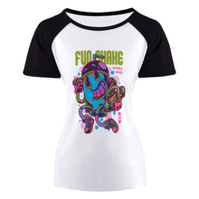 Cargar imagen en el visor de la galería, Camiseta Deportiva para Mujer de manga corta de Algodón FS0803028 Personalizada con Foto Logo Patrón Texto