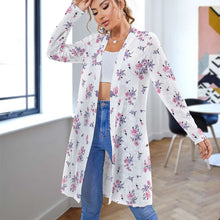 Cargar imagen en el visor de la galería, Cárdigan Blusa de longitud media fresco para mujer NZ060 Personalizado con Impresión Completa de una imagen con Foto Logo Patrón Texto