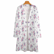 Cargar imagen en el visor de la galería, Cárdigan Blusa de longitud media fresco para mujer NZ060 Personalizado con Impresión Completa de una imagen con Foto Logo Patrón Texto