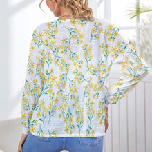 Cargar imagen en el visor de la galería, Cárdigan de punto casual para mujer NZ055 Personalizado con Impresión Completa de una imagen con Foto Logo Patrón Texto