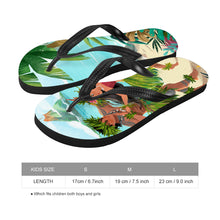 Cargar imagen en el visor de la galería, Chanclas para Niños Unisex Personalizado Personalizada con Foto, Texto o Logo