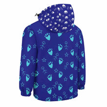 Cargar imagen en el visor de la galería, Chaqueta corta gruesa con forro polar para niños niñas A679 Personalizada con Impresión Completa de múltiples imágenes con Foto Logo Patrón Texto