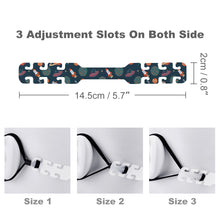 Cargar imagen en el visor de la galería, Cinturón Ajustable de Oreja Anti-Estrangulamiento de Mascarilla Infantil con Diseño Personalizado de Tu Nombre o Texto