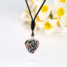 Cargar imagen en el visor de la galería, Collar de acero negro de púa de guitarra para mujer hombre SS1401018 personalizado con texto nombre