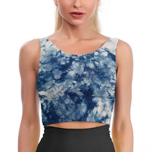 Cargar imagen en el visor de la galería, Sujetador Deportivo Top Corto de Yoga Entrenamiento para mujer YJ031 con Diseño Personalizado con Impresión Completa de una imagen con Foto Logo Patrón Texto