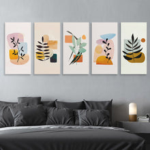 Cargar imagen en el visor de la galería, Combo de 5 Cuadros Colgantes de Lienzo con Diseño Personalizado de Tu Imagen o Nombre