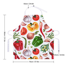 Cargar imagen en el visor de la galería, Delantal Cocina Personalizado para Hombre Mujer JJ0511003 impresión con Foto Nombre Logo