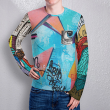 Cargar imagen en el visor de la galería, Sudadera / Camiseta manga larga bolsillo pecho para hombre ELREV2 Personalizada con Impresión Completa de múltiples imágenes con Foto Logo Patrón Texto