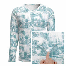 Cargar imagen en el visor de la galería, Sudadera / Camiseta manga larga bolsillo pecho para hombre ELREV2 Personalizada con Impresión Completa de una imagen con Foto Logo Patrón Texto