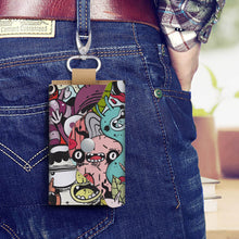 Cargar imagen en el visor de la galería, Estuche de Cuero para Llaves con Diseño Personalizado de Tu Texto o Foto