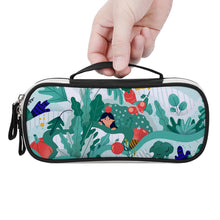 Cargar imagen en el visor de la galería, Estuche Portátil para Cosméticos de PU con Diseño Personalizado de Tu Nombre o Texto