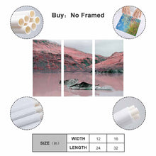 Cargar imagen en el visor de la galería, Cuadros Imágenes Pintura de Múltiples Diseños Impresión Cuadrado Póster Colgante de 3 Paneles 3 Unidad Pintura de Lienzo Para una sola foto (Vertical1: 2) GY0903215 Personalizado Personalizada con Foto, Texto o Logo