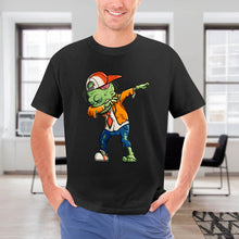 Cargar imagen en el visor de la galería, Camiseta 100% Algodón Manga Corta Casual Clásica para hombre FS0803015 con Impresión Delantera de Una Imagen con Foto Logo Patrón Texto