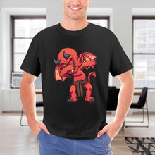 Cargar imagen en el visor de la galería, Camiseta Clásica Manga Corta Casual 100% Algodón para hombre FS0803016 con Impresión Delantera Trasera de Dos Imágenes con Foto Logo Patrón Texto