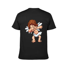 Cargar imagen en el visor de la galería, Camiseta Clásica Manga Corta Casual 100% Algodón para hombre FS0803016 con Impresión Delantera Trasera de Dos Imágenes con Foto Logo Patrón Texto