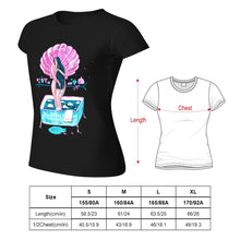 Cargar imagen en el visor de la galería, Camiseta manga corta cuello redondo de Algodón para Mujer FS0803017 Personalizada con Impresión Delantera con Foto Logo Patrón Texto