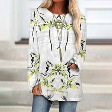 Cargar imagen en el visor de la galería, Camiseta Larga de Manga Larga con Cuello Redondo para mujer BL Personalizada con impresión completa de una imagen con Foto Logo Patrón Texto