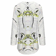 Cargar imagen en el visor de la galería, Camiseta Larga de Manga Larga con Cuello Redondo para mujer BL Personalizada con impresión completa de una imagen con Foto Logo Patrón Texto